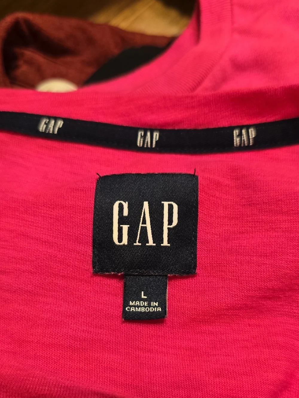 GAP!!  very Cool And Casual Pink Tiered Short-Sleeve Dress - Picture 3 of 3